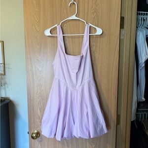 Light Lavender Sleeveless Dress